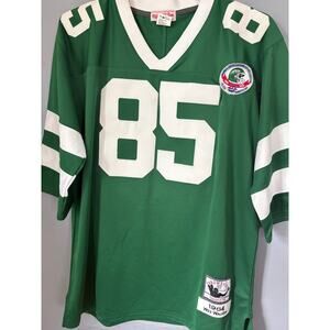 Mitchell Ness Jets Wes Walker Throwback Jersey 1984 Size 52 Green NFL